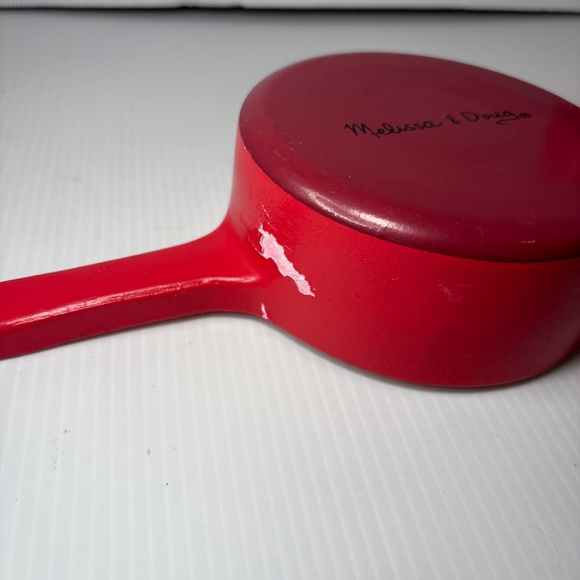 Melissa & Doug Deluxe Wooden Kitchen Accessory Set Red - Pots & Pans 5 pcs 2610 - Picture 10 of 15